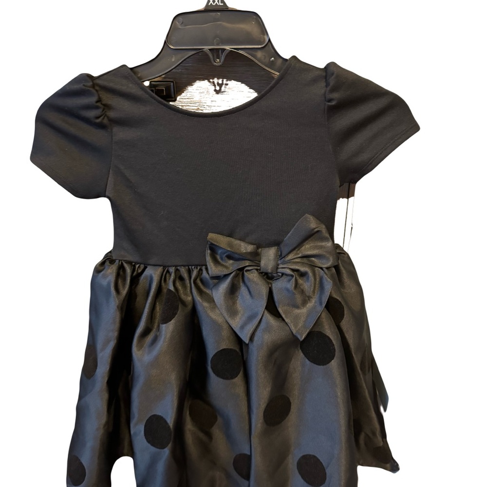 H&M Black Polka Dot Girls Dress